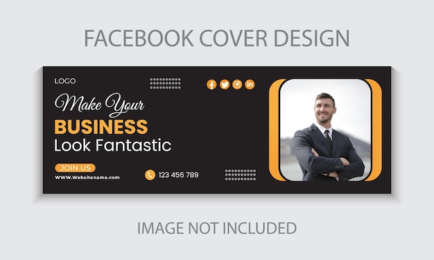 Vector vector digital marketing facebook cover design