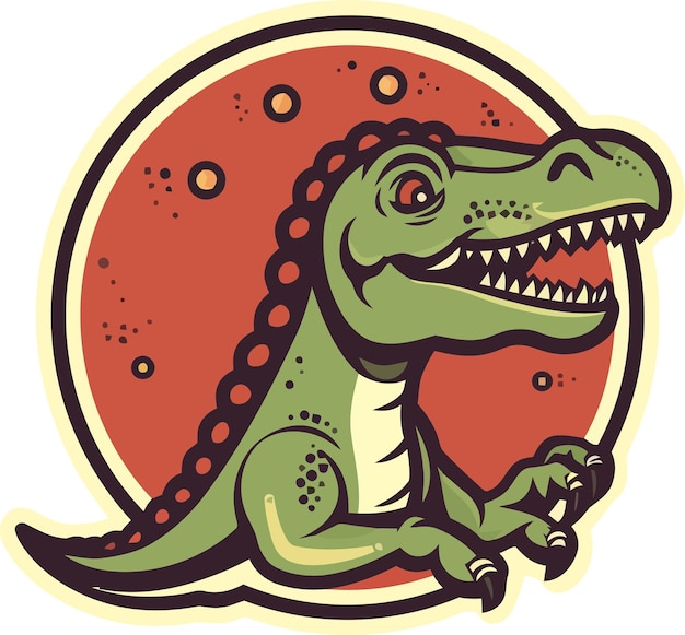 Vector dinosaur tshirt design