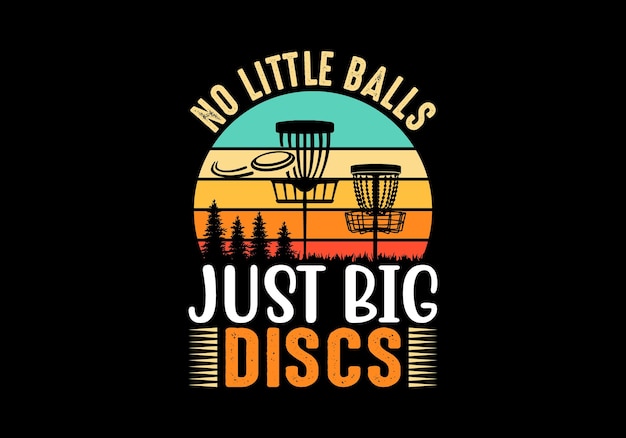 Vector Disc golf t-shirt design modern typography inspirational lettering quote