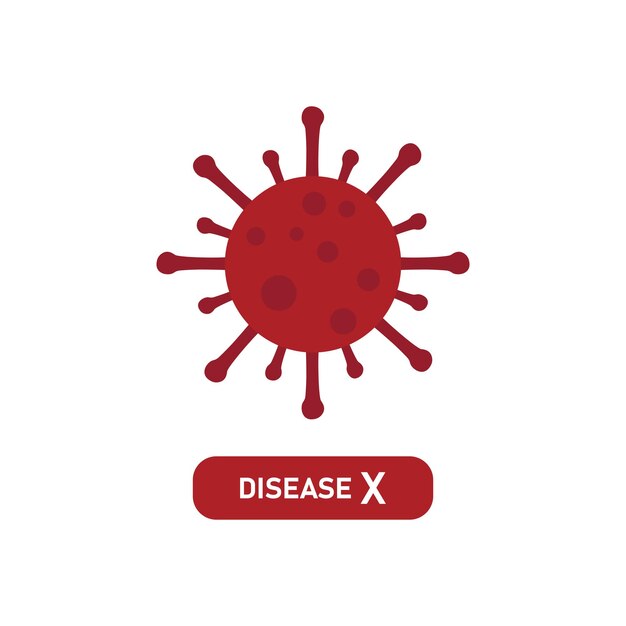Vector vector disease x new pandemic a virus of a hypothetical unknown threat medicine and healthcare