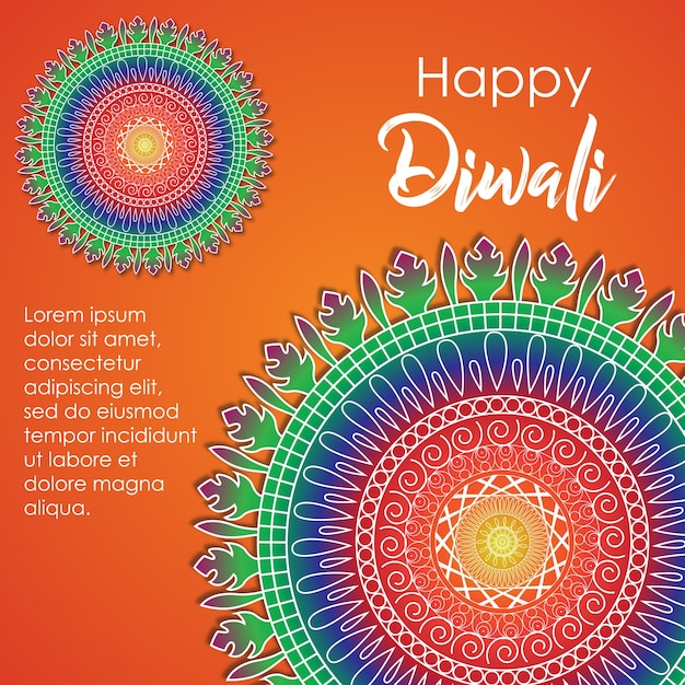 Vector Diwali Background