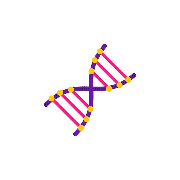 Vector dna plat pictogram