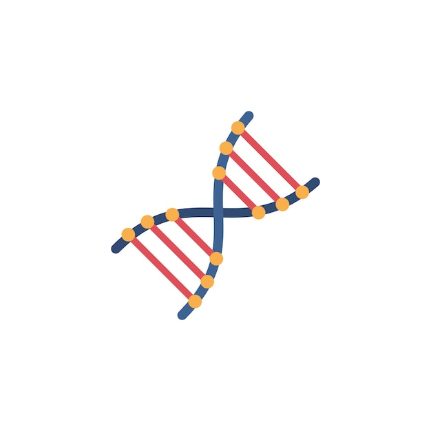 Vector dna plat pictogram