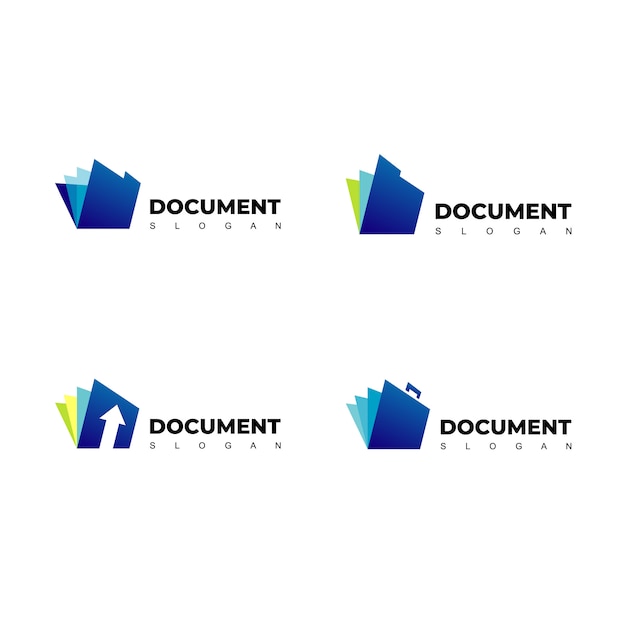 Vector vector document logo