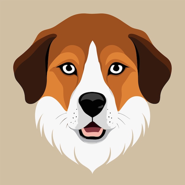 Vector vector of a dog