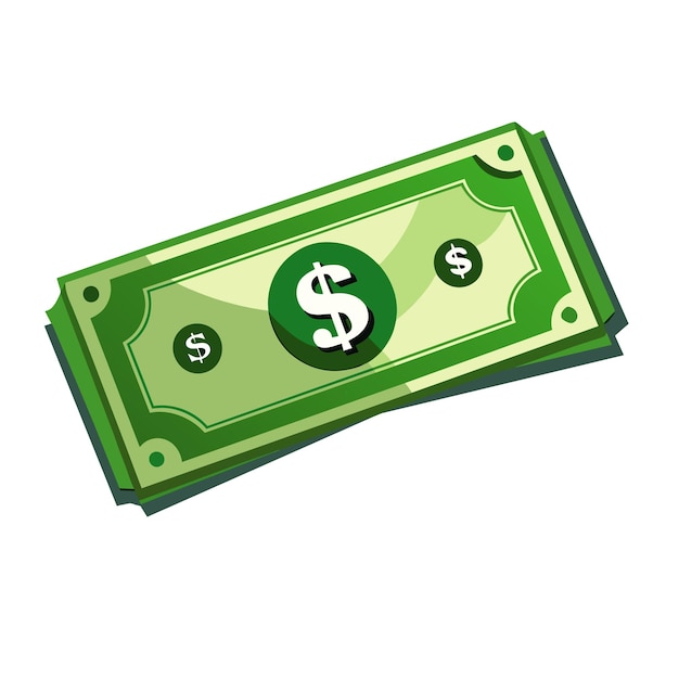 Vector Dollar sign money dollar icon dollar bill symbol