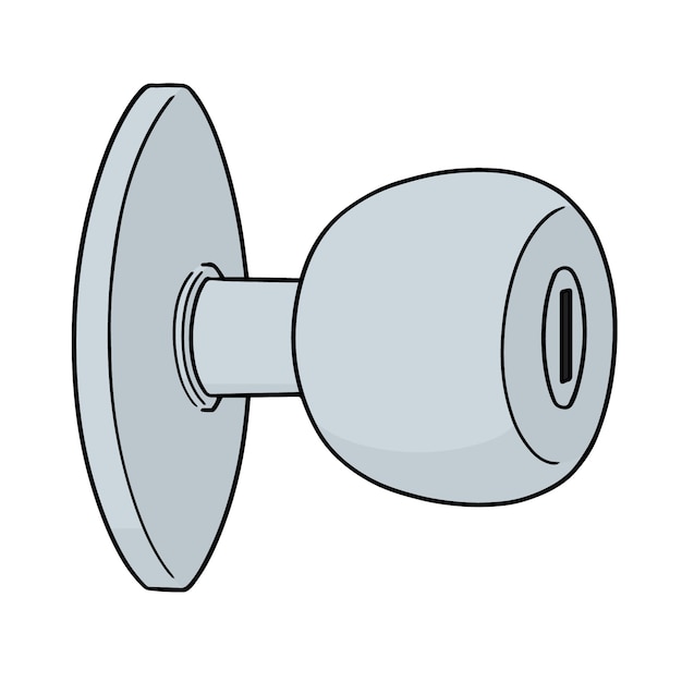 vector of door knob