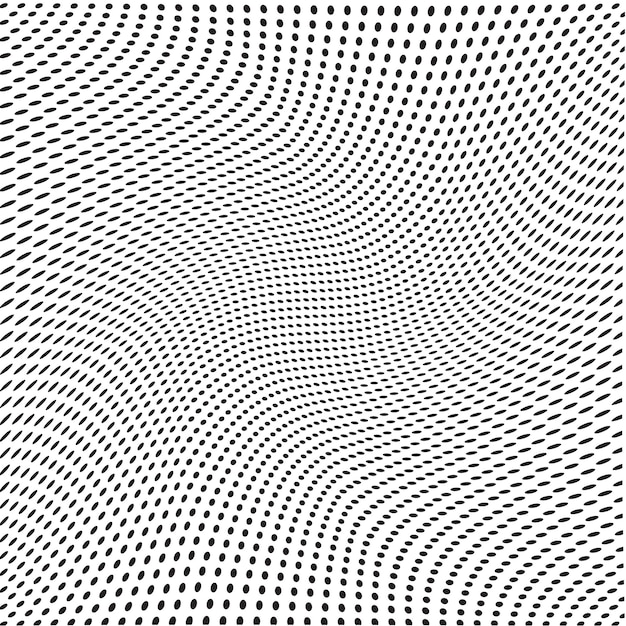 Vector vector dotted wavy pattern background