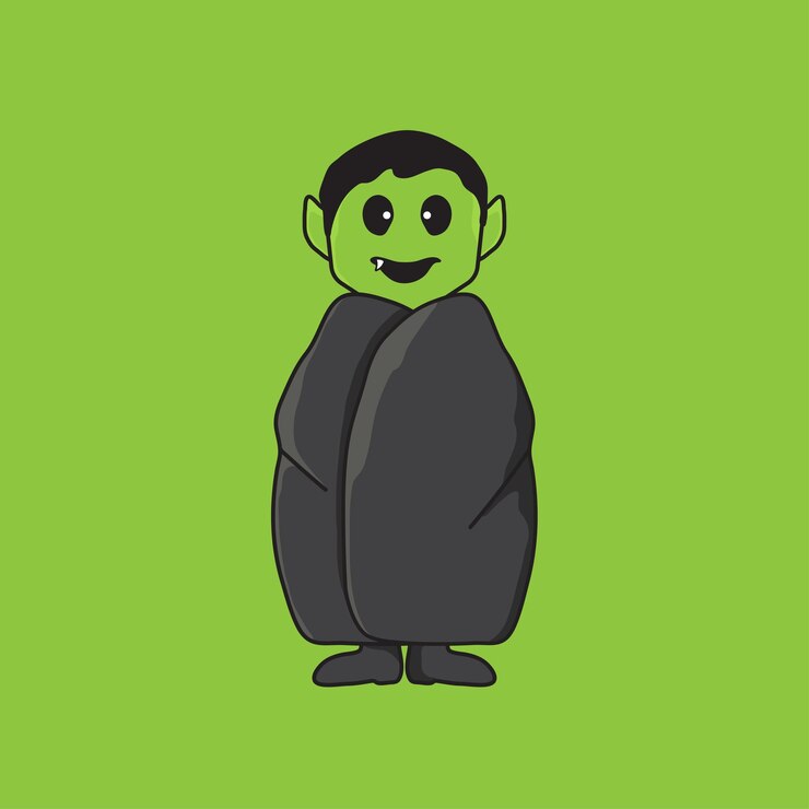 Vector vector dracula halloween