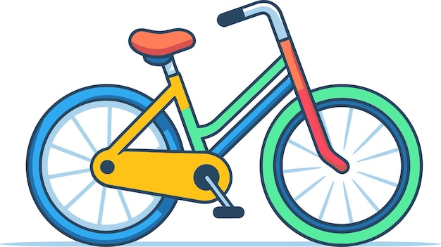 사이클리스트 실루 세트 일러스트레이션 자전거 벨 메커니즘의 터 그림