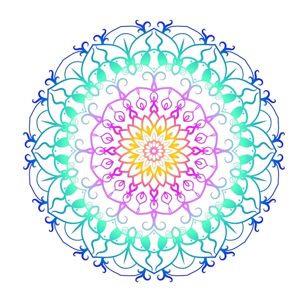 Disegno vettoriale di un mandala