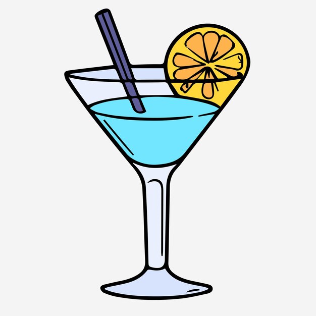 Vector vector drink line color illustration icon