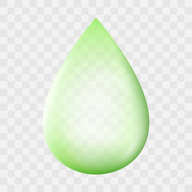 Vector drop on greenk background world water day