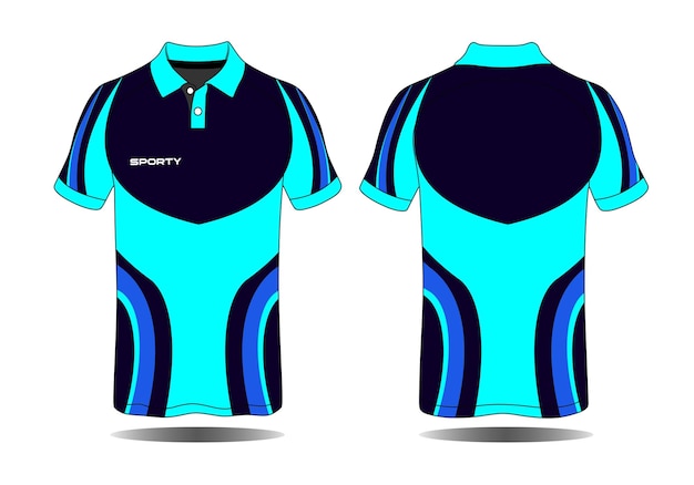 Vector e sport apparel design blue editabl