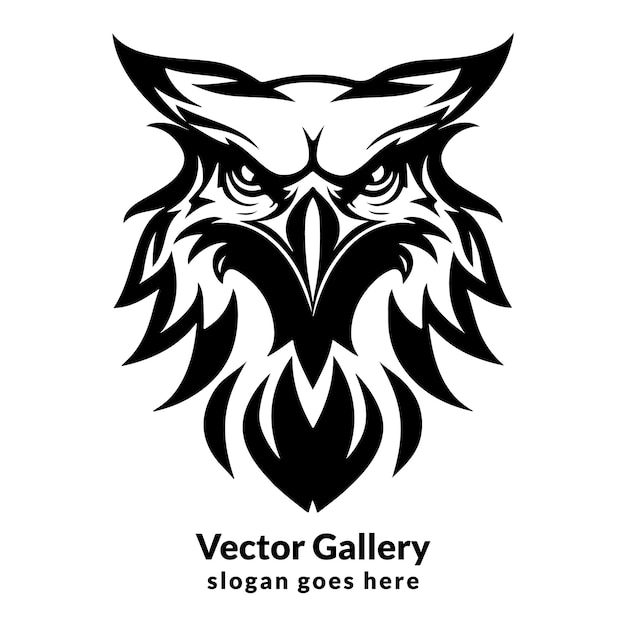 Vector eagle logo design template