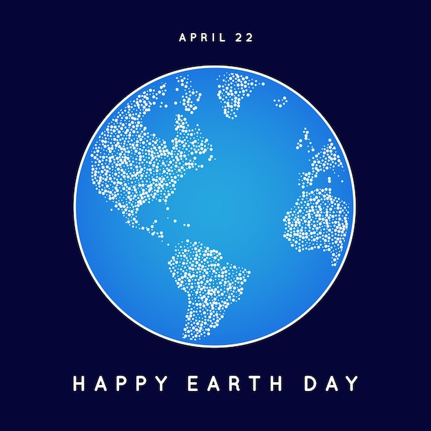 Vector earth day eco day illustratie