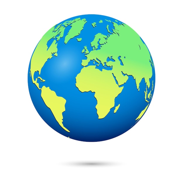 Vector Earth geography