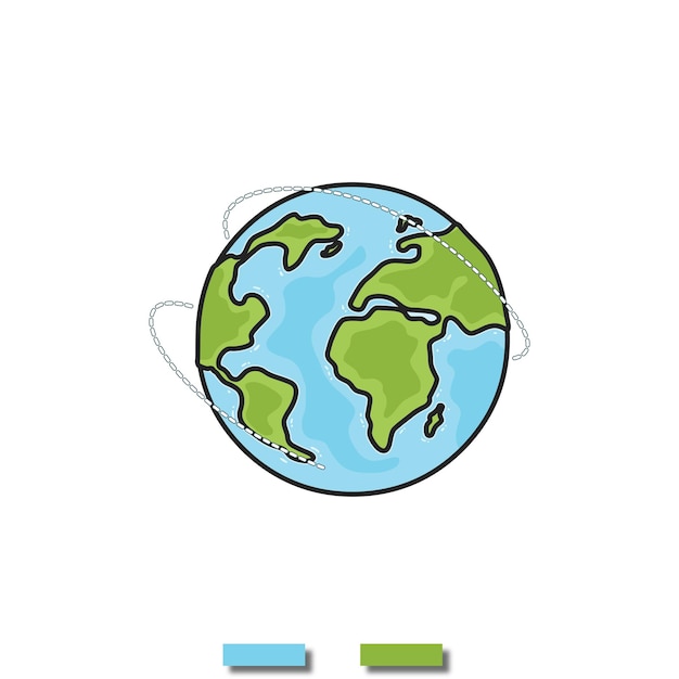 Vector vector earth globe icon