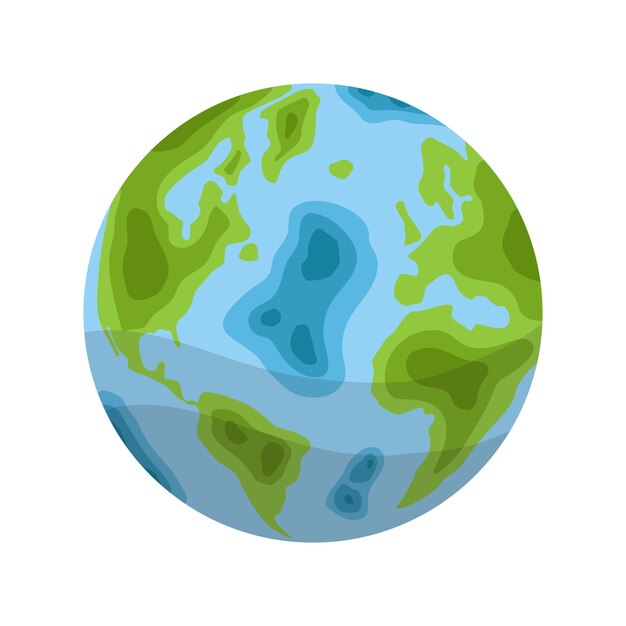 Vector Earth Planet illustration globe concept