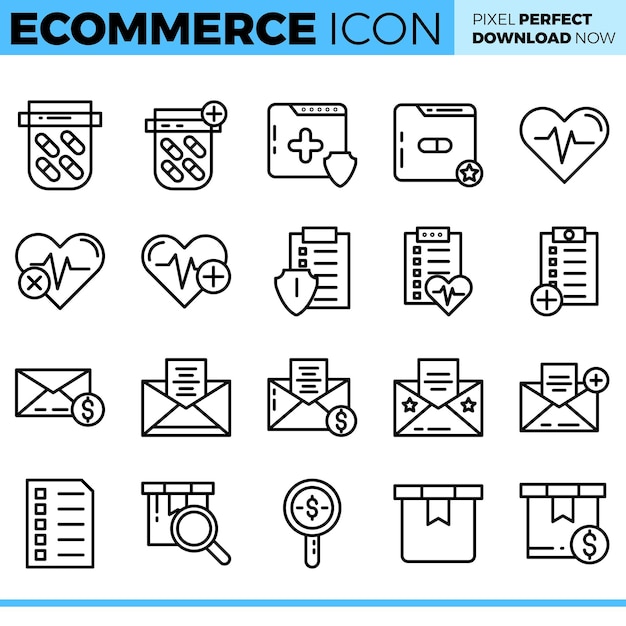 Vector Ecommerce icon set