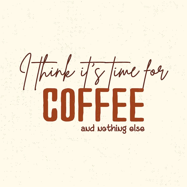 Vector editable 1st october international coffee day inspirational simple quote design