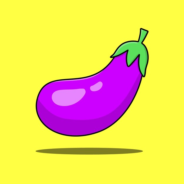 Vector vector eggplant