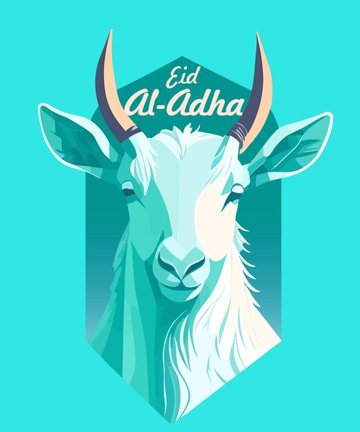 Vettore vettore eid aladha celebrazione illustrazione