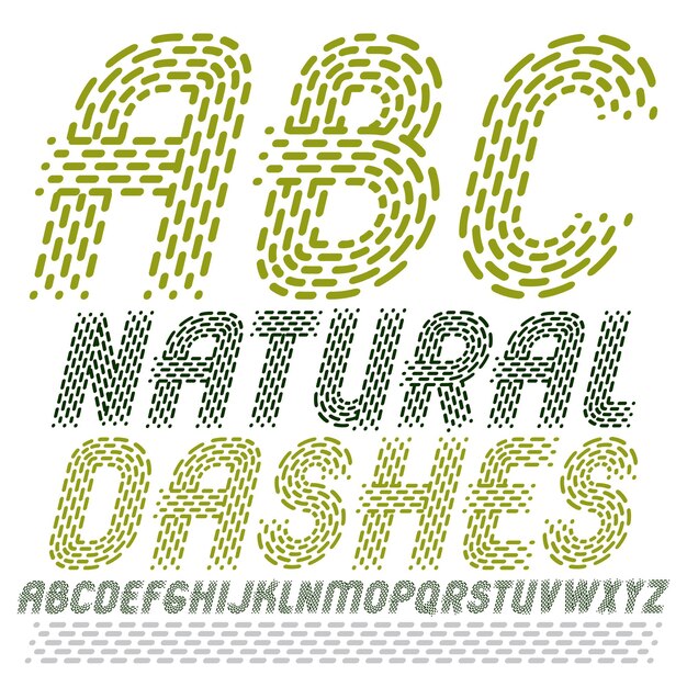 Vector vector elegant upper case english alphabet letters, abc collection. rounded bold italic retro type font, script from a to z can be used in poster creation, newspaper. made using rhythmic strokes and d