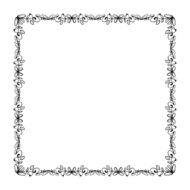 Vector elegante ornamentele frame op witte achtergrond