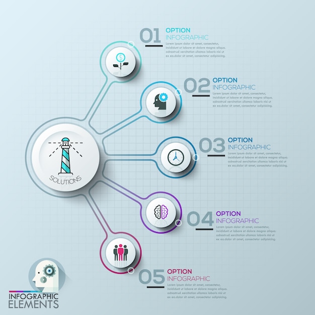 Vector-elementen voor infographic.