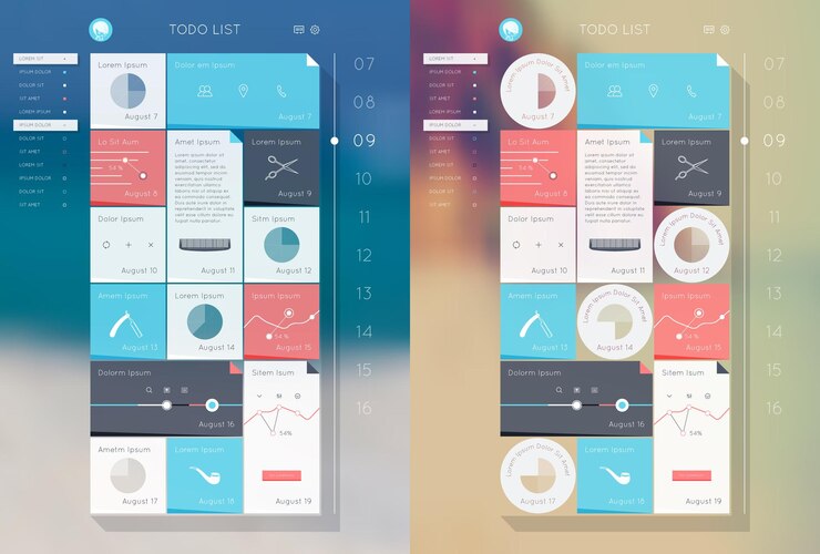 Vector vector elements of infographics and user interface