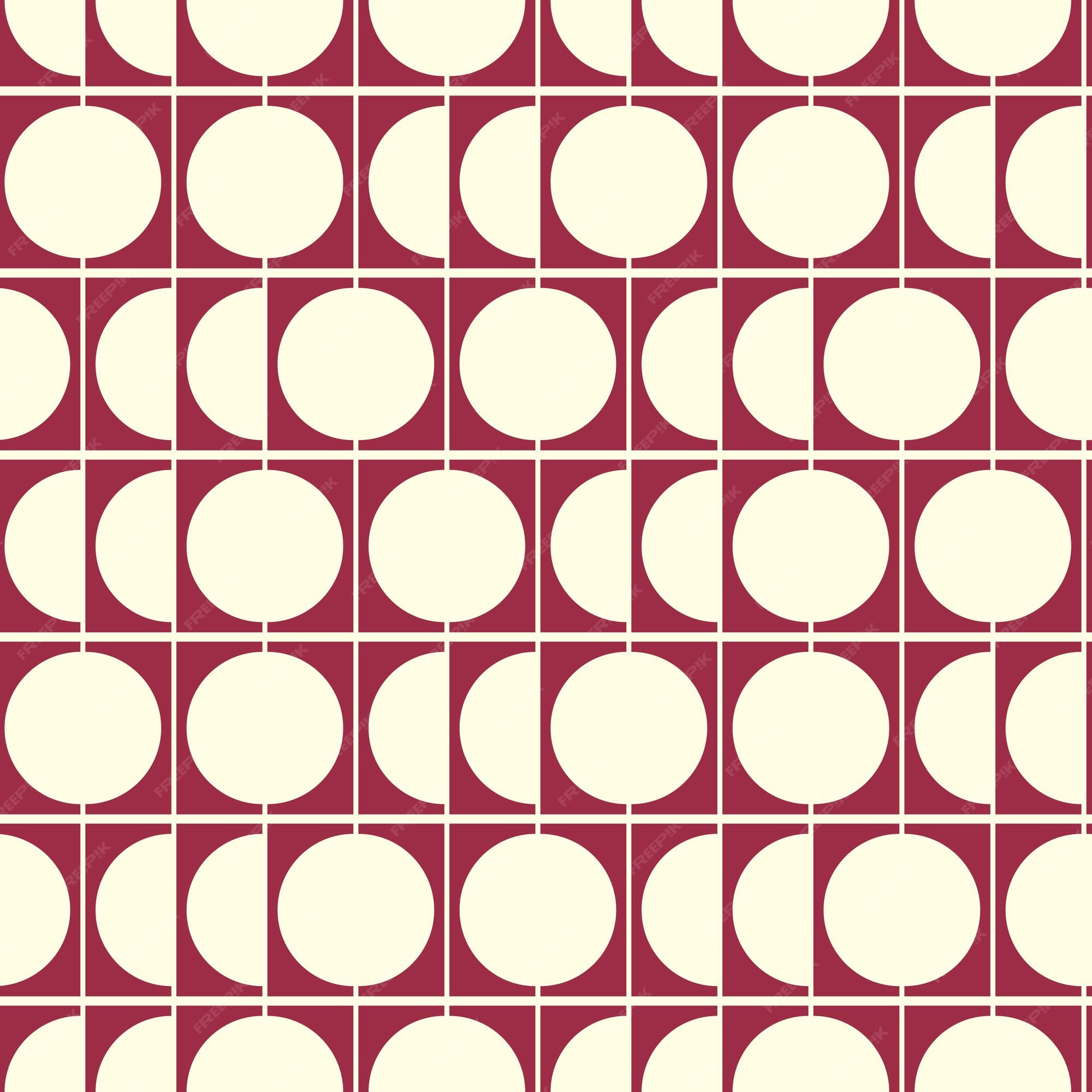 Premium Vector  Vector endless geometric pattern composed with circles and  lines. graphic tile with ornamental texture can be used in textile and  design.