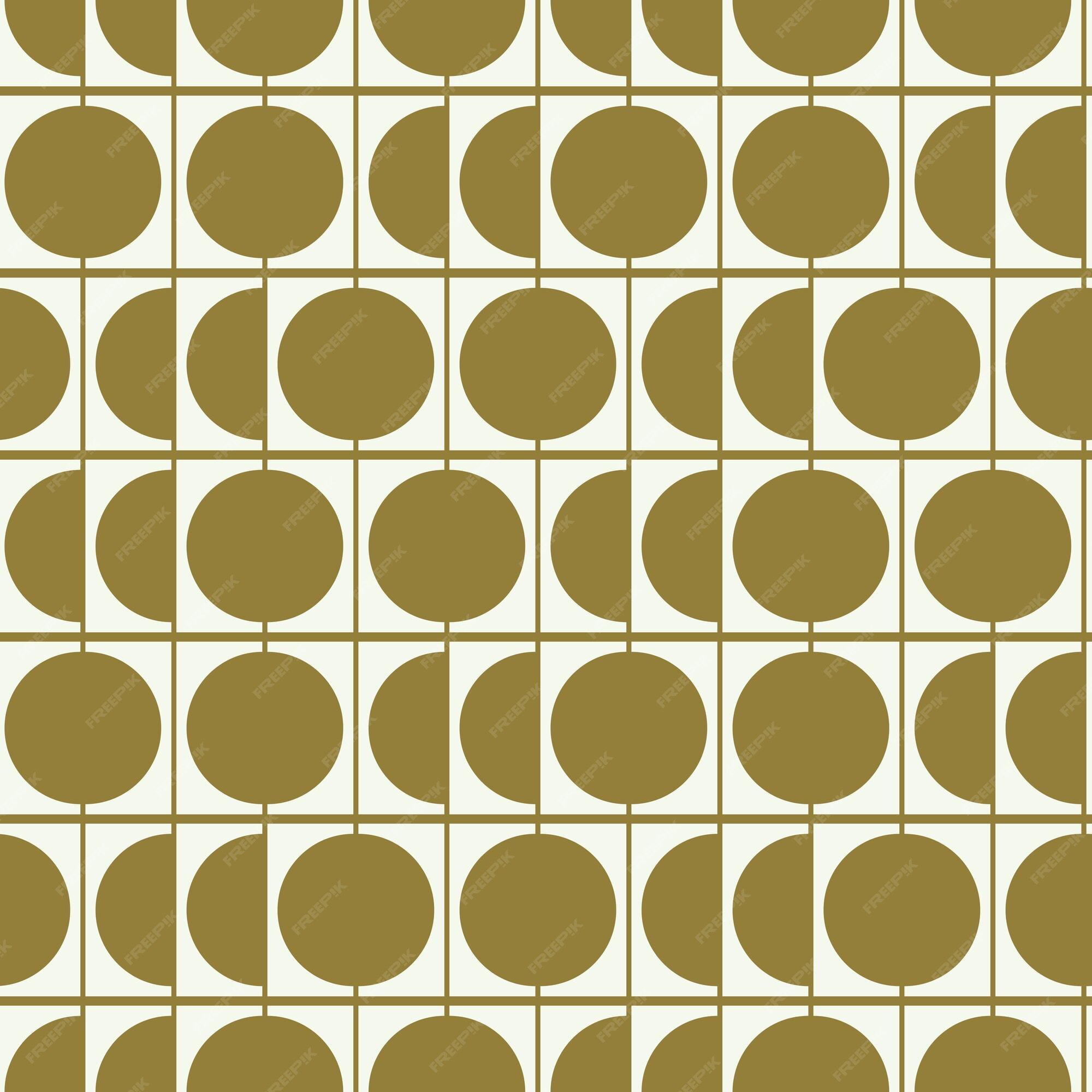 Premium Vector  Vector endless geometric pattern composed with circles and  lines. graphic tile with ornamental texture can be used in textile and  design.