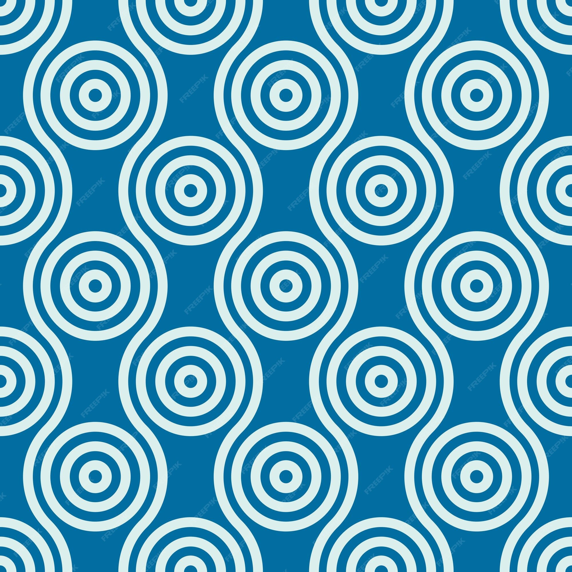 Premium Vector  Vector endless geometric pattern composed with circles and  lines. graphic tile with ornamental texture can be used in textile and  design.