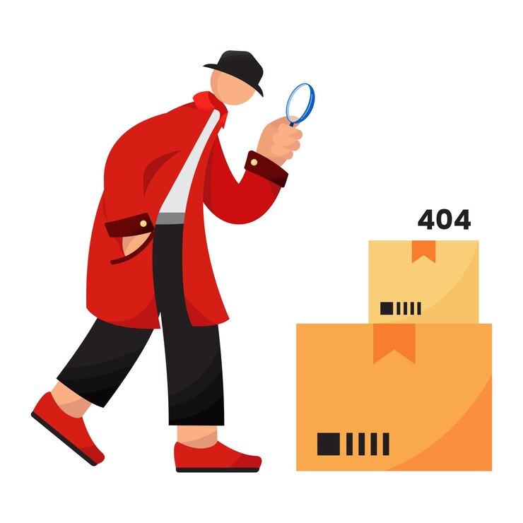 Vector vector error 404 concept illustration