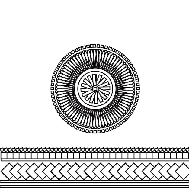 vector ethnic mandala