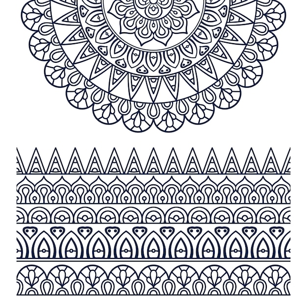 Vector etnische mandala