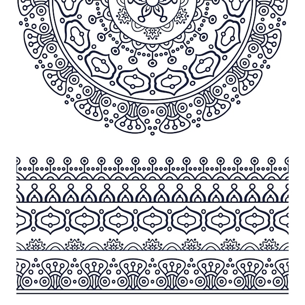 Vector etnische mandala