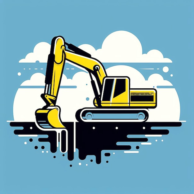 Vector excavator work