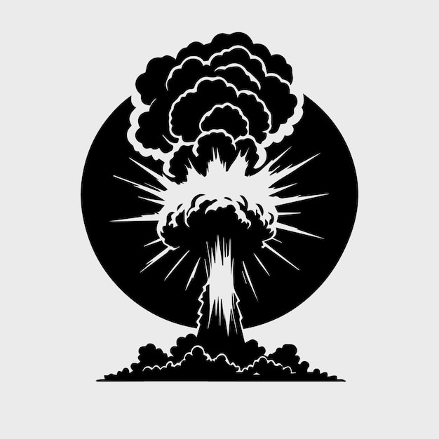 Vector explosion illustration