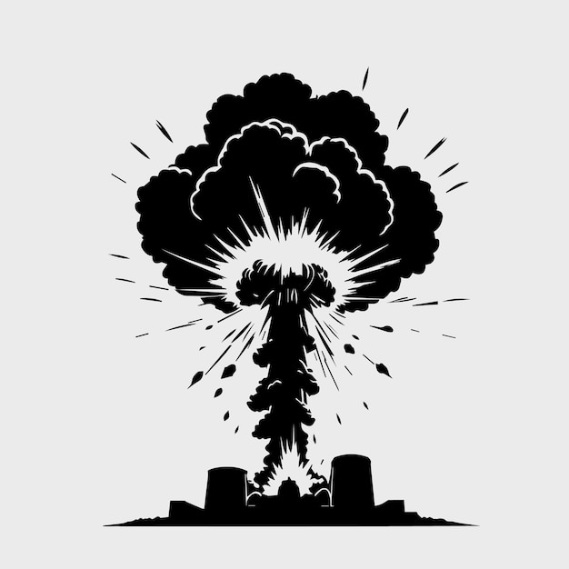 Vector vector explosion illustration