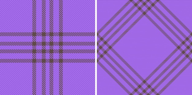 Vector fabric background of check texture textile with a plaid seamless tartan pattern