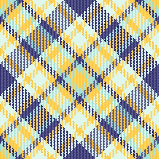 Fondo del tessuto di vettore della struttura del tartan tessile con un controllo senza giunte del plaid del modello