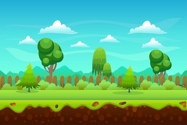 Vector vector fantasy game achtergrond