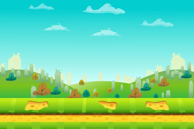 Vector vector fantasy game background