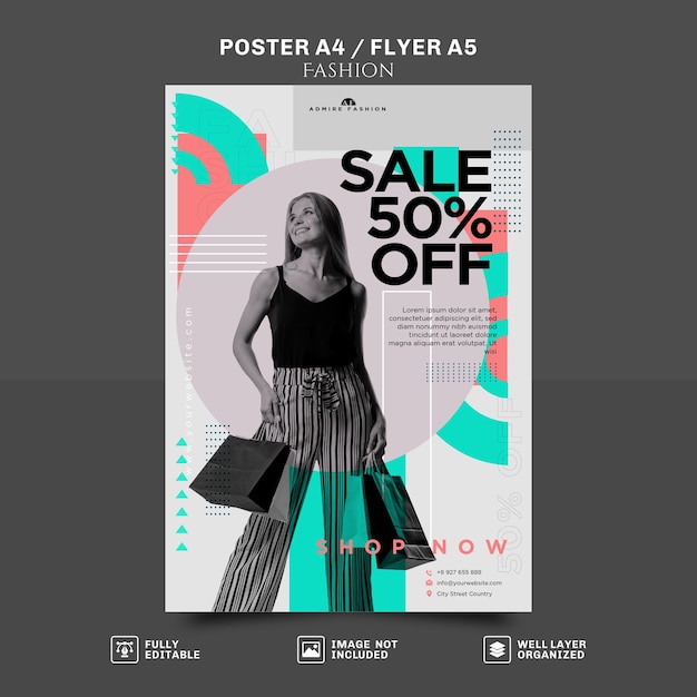 Vector vector fashion sale template concept