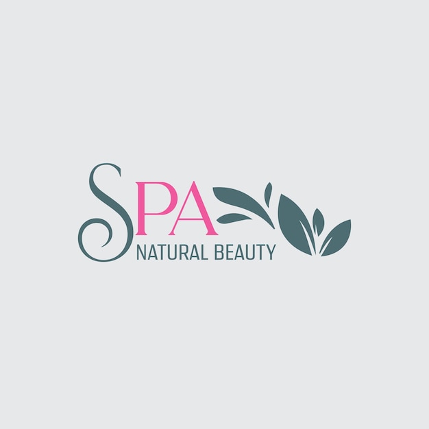 Vector fashionspa icon logo design