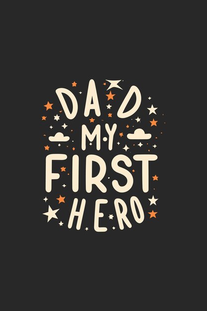 vector fathers day t shirt design