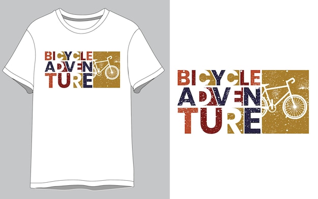 vector fiets t-shirt ontwerp