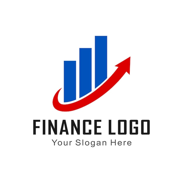 vector financiële grafische gegevens logo
